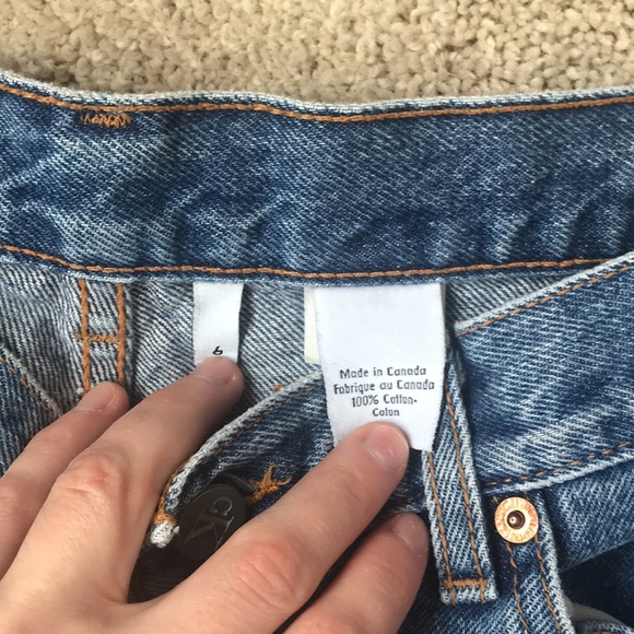 VINTAGE CALVIN KLEIN JEANS SIZE 6 - Picture 2 of 5